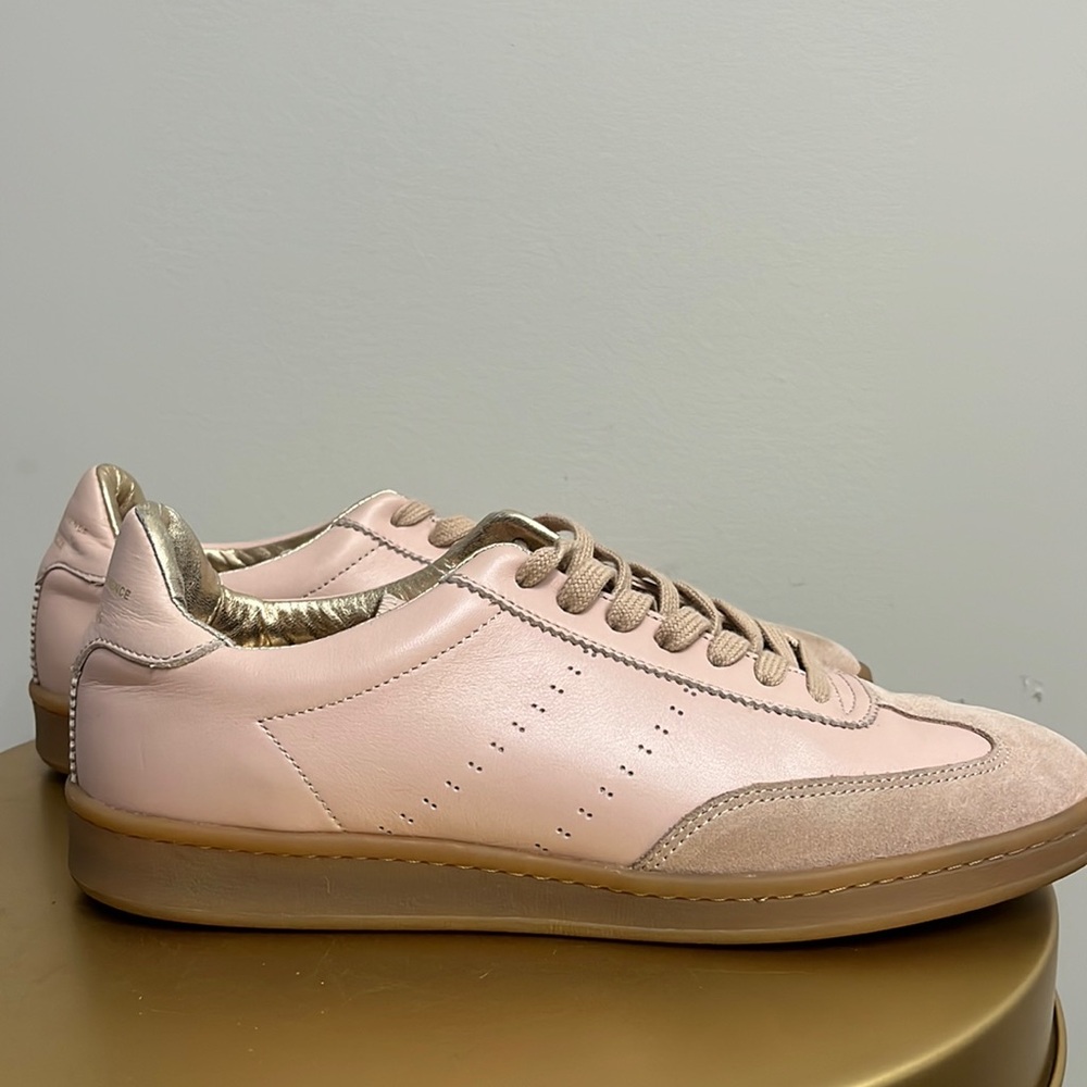 Zespa Aix-en-Provence Sneakers athletic Shoes Pink Blush Leather Size 41